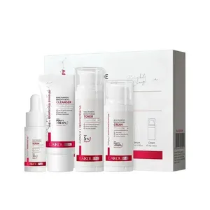 Laikou Pro Niacinamide Brightening Skincare Set-4 Pieces (Cleanser, Toner, Serum, cream)